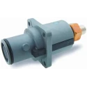 ITT Cannon Veam Snaplock IP67 Grey Panel Mount 1P Straight Mains Connector, 250A, 1kV 