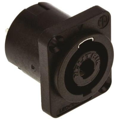 Neutrik Loudspeaker Connector 4 Way Male Panel Mount 40A 250V Solder Termination NL4MPXX