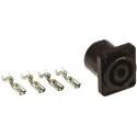 Neutrik Loudspeaker Connector 4 Way Male Panel Mount 40A 250V Solder Termination NL4MPXX
