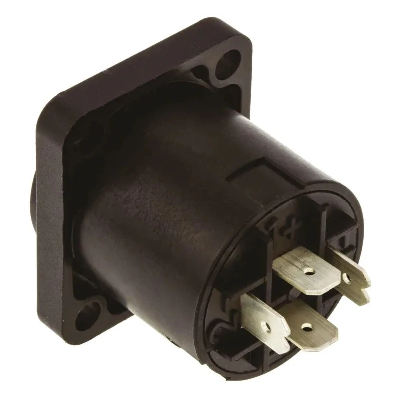 Neutrik Loudspeaker Connector 4 Way Male Panel Mount 40A 250V Solder Termination NL4MPXX