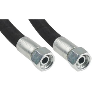 RS PRO 856mm Synthetic Rubber Hydraulic Hose Assembly, 275 bar Max Pressure 110-2014