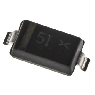 onsemi Silicon Junction Single Switching Diode 300 mA 75 V 350 mW Power Dissipation SOD-123 MMSD4148T1G