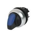 Eaton M22 Series 2 Position Illuminated Selector Switch Head, 23 mm Cutout, Blue Handle, IP66 216831 M22-WRLK-B