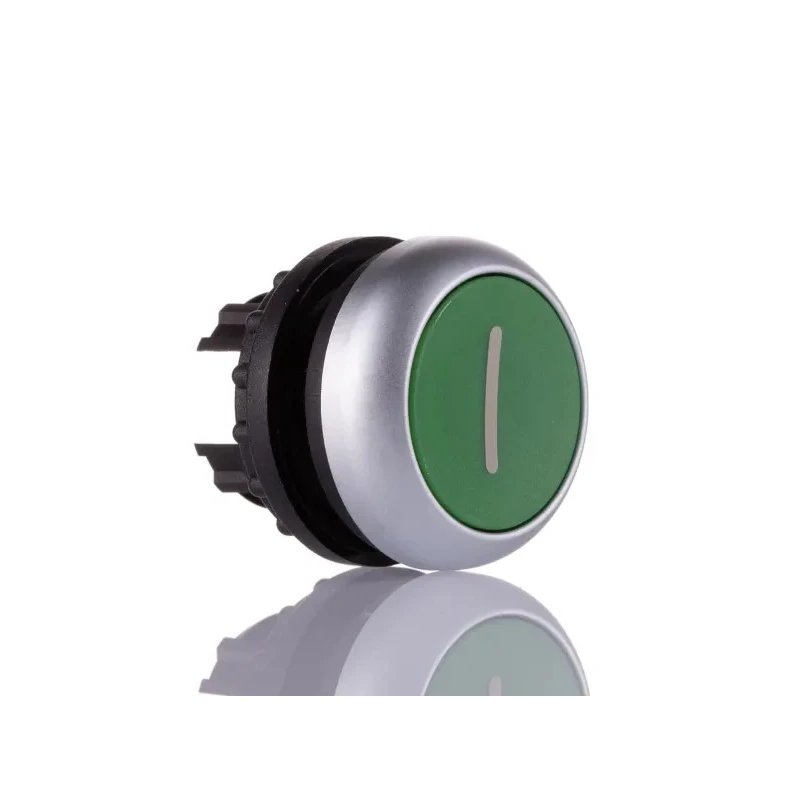 Cooper Bussmann RMQ Titan M22 Series Green Momentary Spring Return Push Button Switch, 22 mm Cutout, IP66 216607 M22-D-G-X1