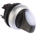 Eaton RMQ-Titan Series 3 Position Illuminated Selector Switch Head 23mm Cutout White Handle IP66 216843 M22-WRLK3-W