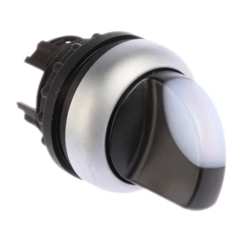 Eaton RMQ-Titan Series 3 Position Illuminated Selector Switch Head 23mm Cutout White Handle IP66 216843 M22-WRLK3-W