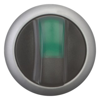 Eaton RMQ-Titan Series 3 Position Illuminated Selector Switch Head 23 mm Cutout Green Handle IP66 216847 M22-WRLK3-G