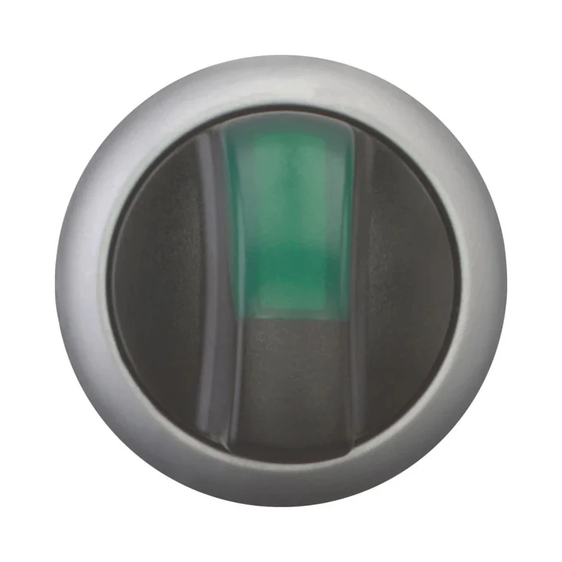 Eaton RMQ-Titan Series 3 Position Illuminated Selector Switch Head 23 mm Cutout Green Handle IP66 216847 M22-WRLK3-G
