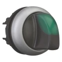 Eaton RMQ-Titan Series 3 Position Illuminated Selector Switch Head 23 mm Cutout Green Handle IP66 216847 M22-WRLK3-G