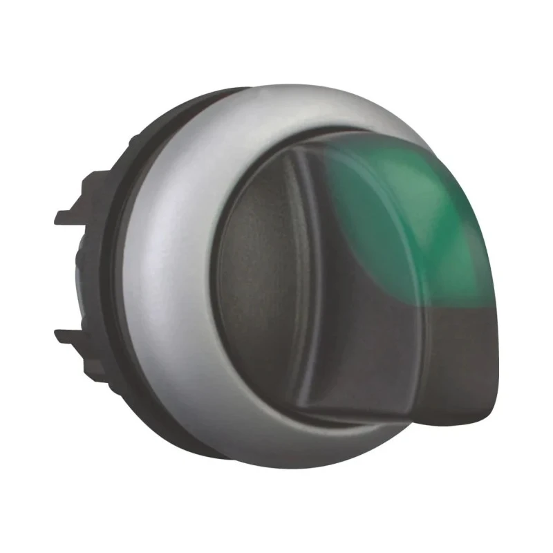 Eaton RMQ-Titan Series 3 Position Illuminated Selector Switch Head 23 mm Cutout Green Handle IP66 216847 M22-WRLK3-G