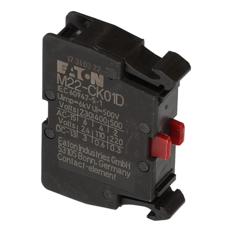 Eaton Black RMQ Titan M22 Push Button Enclosure 262510 M22-CK01D