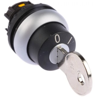 Eaton RMQ-Titan 2-position Momentary Key Switch Head, 23 mm Cutout, IP66, 40° Angle of Throw 216881 M22-WS