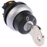 Eaton RMQ-Titan 2-position Key Switch Head, Maintained, 22.5 mm Cutout 216887 M22-WRS