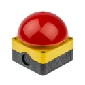 Eaton FAK Series Maintained Push Button Complete Unit Surface Mount DPNC IP69K IP67 94mm 6A 256790 FAK-R/V/KC02/IY