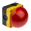 Eaton FAK Series Maintained Push Button Complete Unit Surface Mount DPNC IP69K IP67 94mm 6A 256790 FAK-R/V/KC02/IY