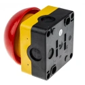 Eaton FAK Series Maintained Push Button Complete Unit Surface Mount DPNC IP69K IP67 94mm 6A 256790 FAK-R/V/KC02/IY
