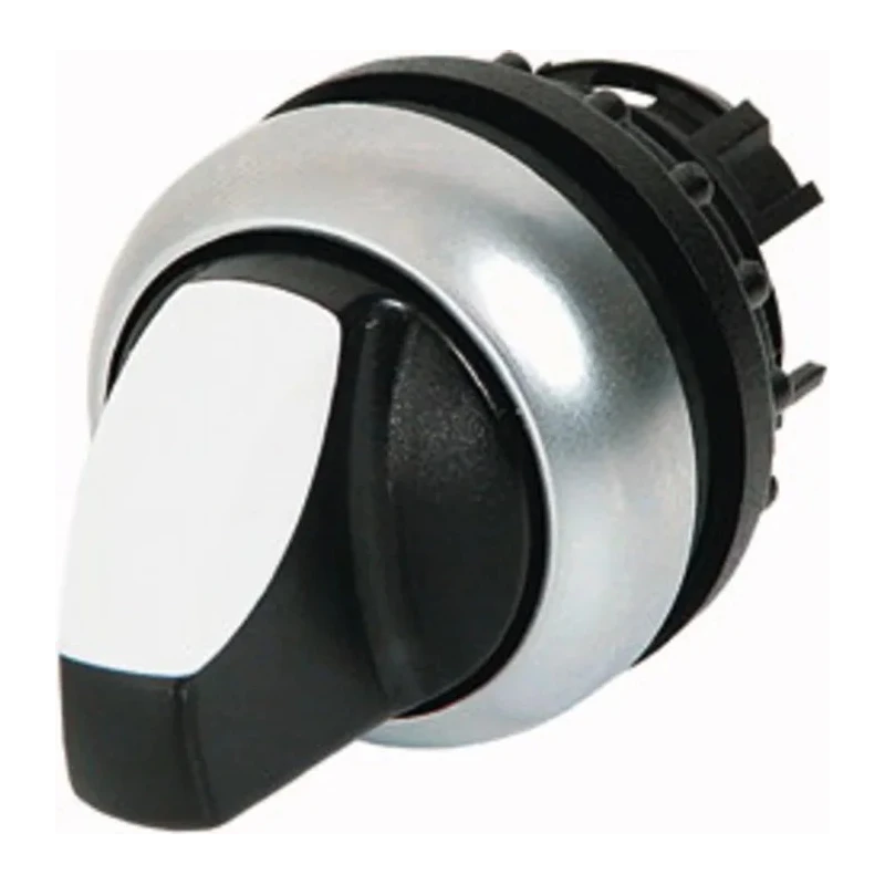 Eaton RMQ-Titan Series 2 Position Illuminated Selector Switch Head 23 mm Cutout White Handle IP66 284393 M22-WLKV-W