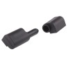 RS PRO Matt Thermoplastic Barrel Hinge with Lift Off Pin, Screw Fixing, 83 mm x 28 mm x 22 mm 110-4574