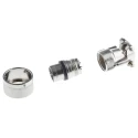 ITT Cannon Copper Alloy Straight 6 Way Cable MIL Spec Circular Connector Male, Female Contacts, Shell Size CA06COM-E14S-6S-B
