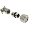 ITT Cannon MIL Spec Circular Connector Copper Alloy Straight 6 Way Cable Male Contacts Shell Size 14S CA06COM-E14S-6P-B