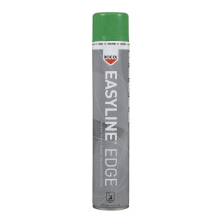 Rocol Easyline Edge Satin Finish Solvent-Based Black RAL 6024 Green Line Marker Spray 47004