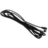 Reckmann Liste R17 Series Connecting Cable for Use with Thermocouples, Silicone Insulated, M12 Connector R17-W-4-M12-5000