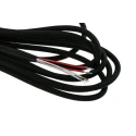 Reckmann Liste R17 Series Connecting Cable for Use with Thermocouples, Silicone Insulated, M12 Connector R17-W-4-M12-5000