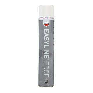 Rocol 750 ml Easyline Edge Black RAL 9016 White Satin Line Marker Spray 47000