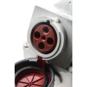 MENNEKES Socket Switchable IP67 3+E Pole Format, Earthing Position 6h Straight Industrial Interlock 63A 400V IP67 