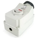 MENNEKES Socket Switchable IP67 3+N+E Earthing Position 6h Straight Industrial Interlock 63A 400V IP67 