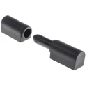 RS PRO Matt Thermoplastic Barrel Hinge with Lift Off Pin, Screw Fixing, 83mm x 19mm x 22mm 110-4573