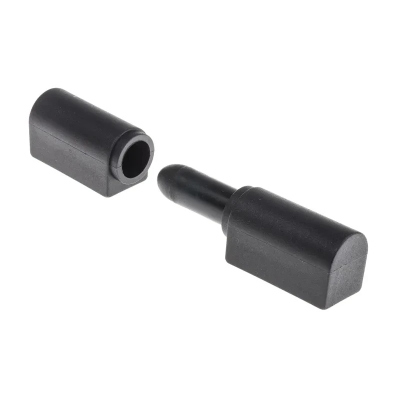 RS PRO Matt Thermoplastic Barrel Hinge with Lift Off Pin, Screw Fixing, 83mm x 19mm x 22mm 110-4573