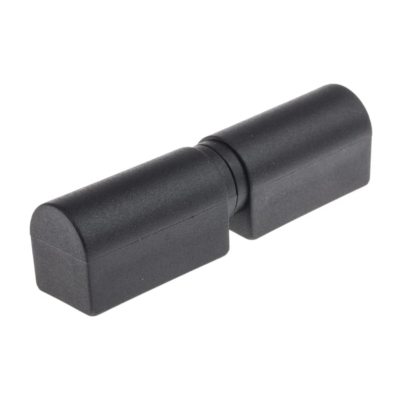 RS PRO Matt Thermoplastic Barrel Hinge with Lift Off Pin, Screw Fixing, 83mm x 19mm x 22mm 110-4573