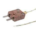 Reckmann Type K Thermocouple 500 mm Length, 1.4 mm Diameter, Miniature Plug, 900°C Max R17-2203-500-R9-1741-HT-H