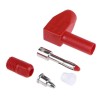 RS PRO Red Male Banana Plug 4 mm Connector Solder Termination 1kV 20A Nickel Plating 465-621