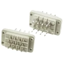 Cinch Automotive Connector Male Green Grey Panel 12 Way Crimp Termination JA778480000E000