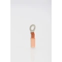 TE Connectivity DuraSeal Insulated Crimp Ring Terminal M5 Stud Size 22 AWG to 18 AWG Wire Size Red DR-2-50