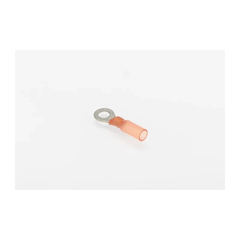 TE Connectivity DuraSeal Insulated Crimp Ring Terminal M5 Stud Size 22 AWG to 18 AWG Wire Size Red DR-2-50