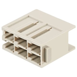 HARTING Han-Modular LC PC Single Mode Duplex Plastic Optical Fibre Optic Connector 09140064701