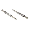 ITT Cannon Male Crimp Circular Connector Contact Wire Size 24AWG, 26AWG, 13A, Tin Plating TR2448PFS1NB / 192990-1400