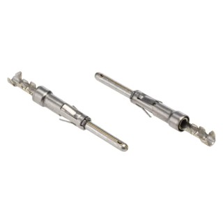 ITT Cannon Male Crimp Circular Connector Contact Wire Size 24AWG, 26AWG, 13A, Tin Plating TR2448PFS1NB / 192990-1400