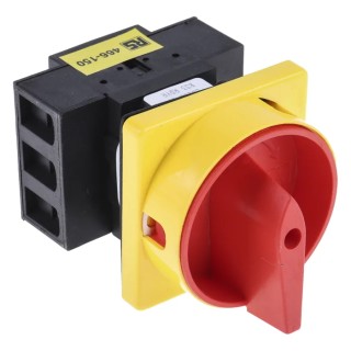 RS PRO 3-Pole Panel Mount Isolator Switch IP65, 32A, 22 kW IP65