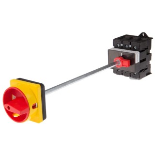 RS PRO 3-Pole DIN Rail Isolator Switch IP65, 100A, 45 kW IP65