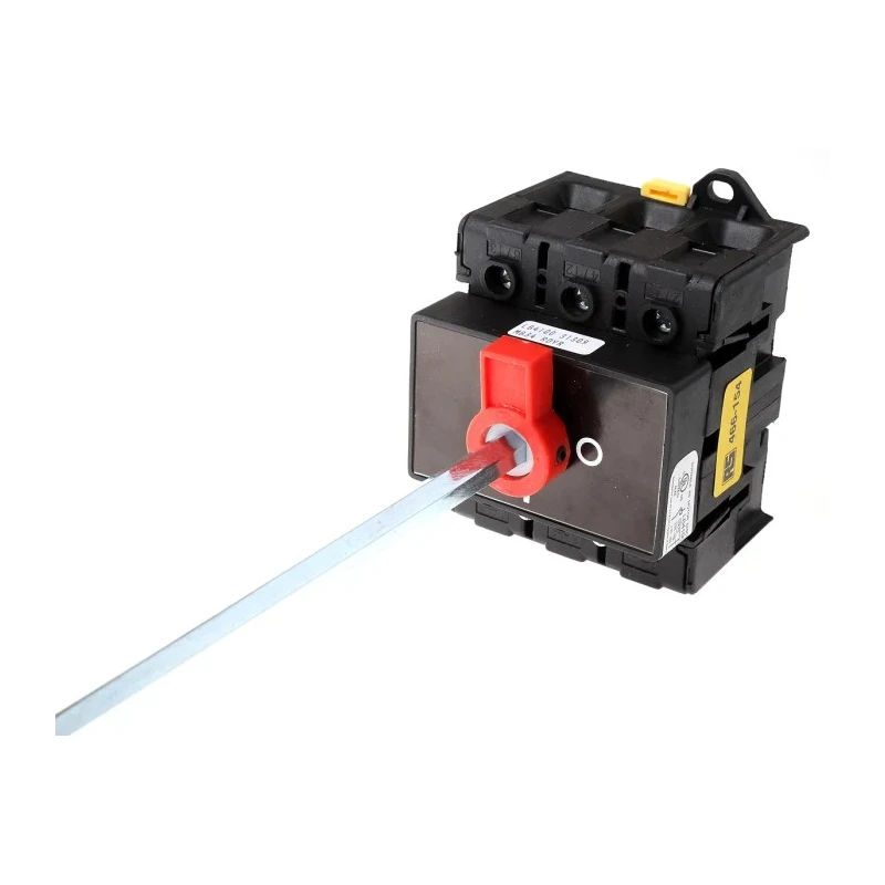 RS PRO 3-Pole DIN Rail Isolator Switch IP65, 100A, 45 kW IP65
