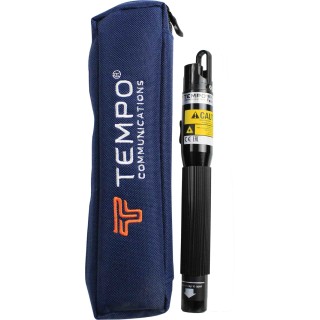 Tempo Single & Multimode Fibre Optic Test Kit Visual Fault Locator 7km Range 650nm Wavelength 180XL