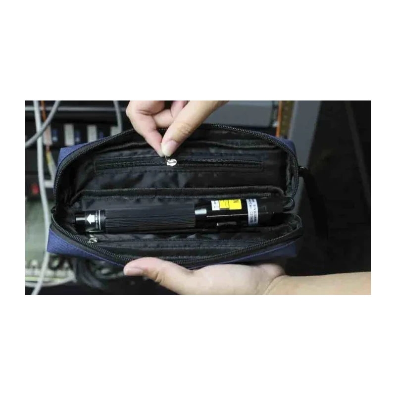 Tempo Single & Multimode Fibre Optic Test Kit Visual Fault Locator 7km Range 650nm Wavelength 180XL