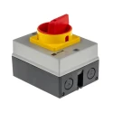 RS PRO 4-Pole DIN Rail Isolator Switch IP65, 20A, 7.5 kW IP65