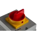 RS PRO 3-Pole DIN Rail Isolator Switch, IP65, 32A, 11 kW, Red Handle IP65