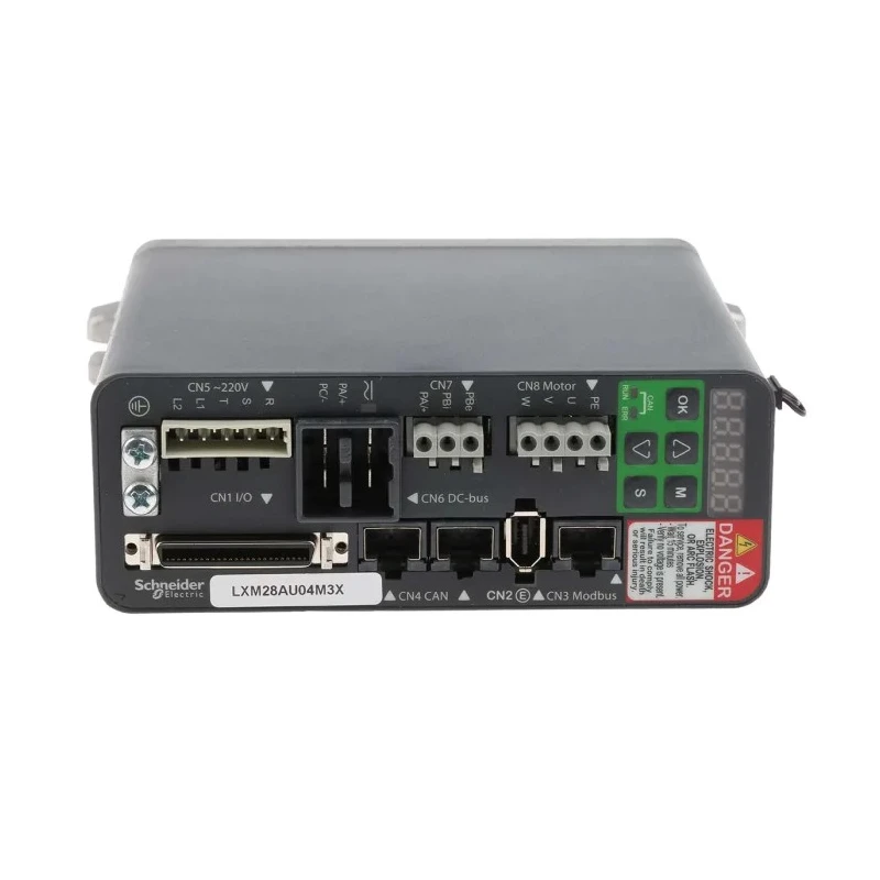 Schneider Electric 400 W, 1 & 3 Phase, 3.8A Servo Drive with Motion and Encoder Feedback Function LXM28AU04M3X