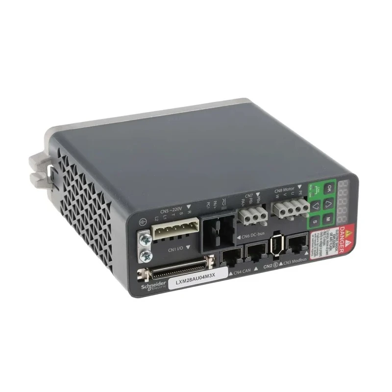 Schneider Electric 400 W, 1 & 3 Phase, 3.8A Servo Drive with Motion and Encoder Feedback Function LXM28AU04M3X